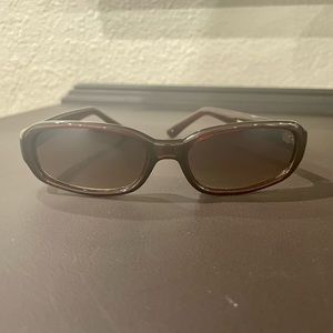 90s style Tommy Hilfiger small frame brown sunglasses